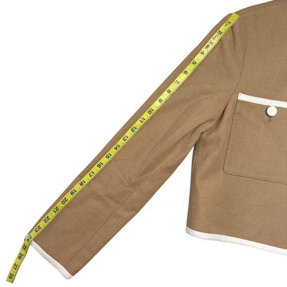 VERONICA BEARD Beale Cotton-Blend Tweed Jacket Size 8 - Picture 14 of 15